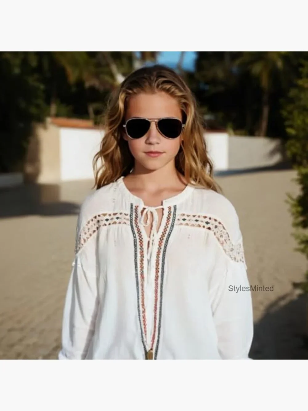 Kids Aviator Sunglasses UV400 Protection Metal Frame Unbreakable Toddler
